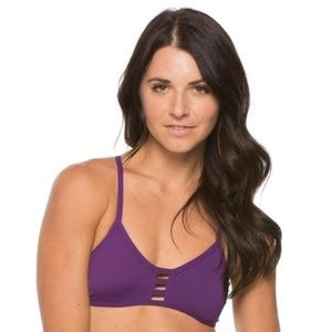 Jolyn Tomcat Bikini Top in Purple  Medium